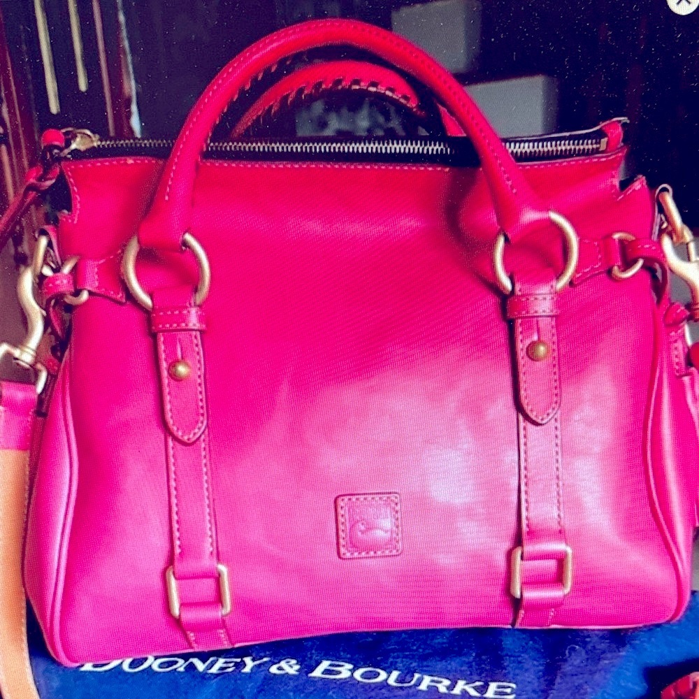 Dooney & Bourke Fuchsia Satchel